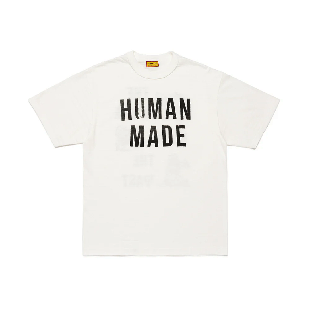 Human Made 118 HUMAN MADE Kids Classic Tiger Cream Print Cotton Short Sleeve T : Black White S M L - Image 4