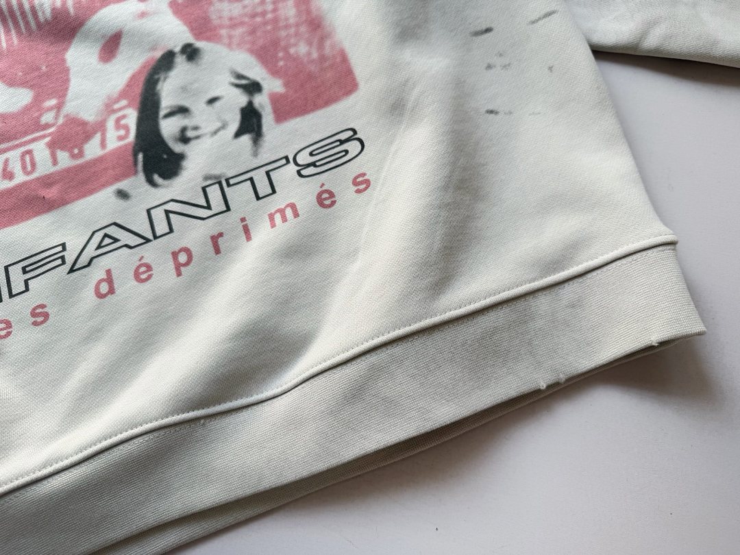 Enfants Riches Deprimes 198 Enfants Riches Deprimes Sleeve Boxy Short Wide Collar : S M L XL Apricot - Image 11