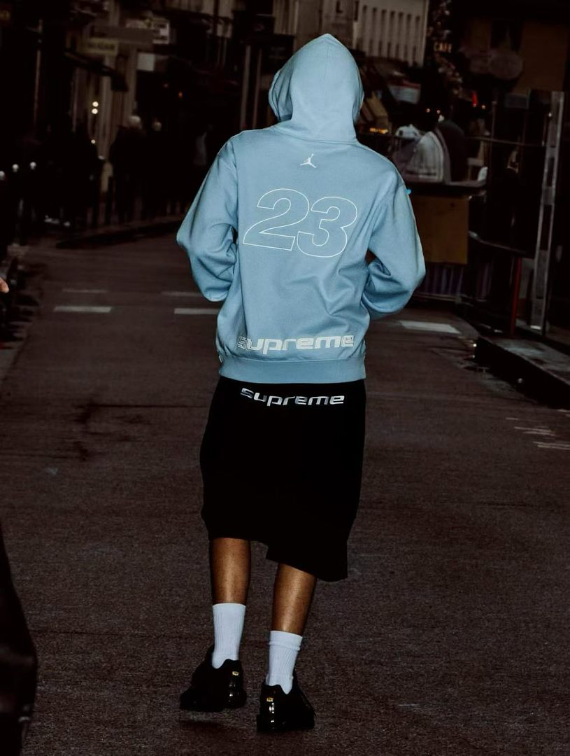 Supreme 368 ZIP UP HOODED SWEATSHIRT Buckle Embroidered Black Light Blue Red S-XL - Image 66