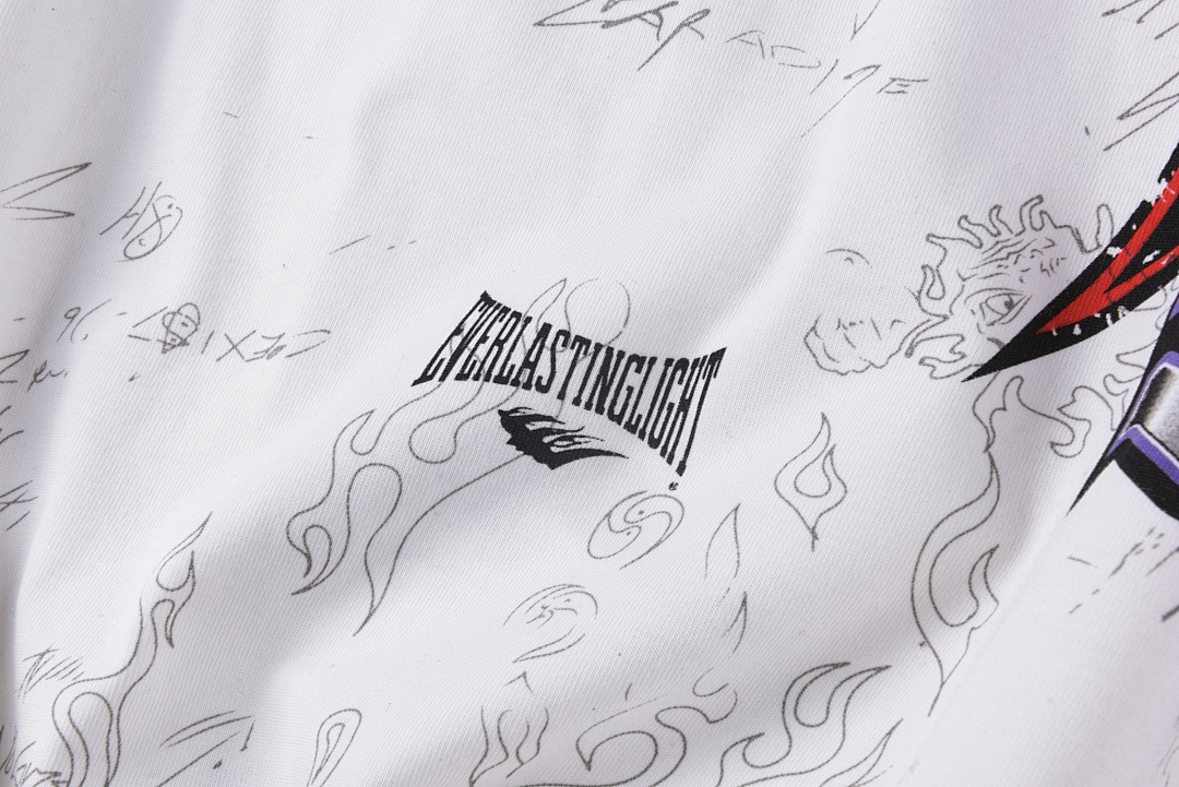 Hellstar 148 Hellstar Studios Wind Print Short T White S-XL - Image 10