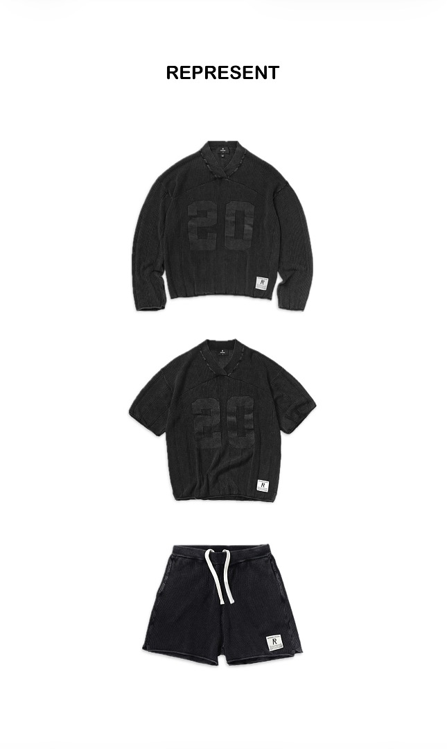 Represent 218 Represent Olive Long Sleeve : S M L XL Washed Black Resent - Image 3
