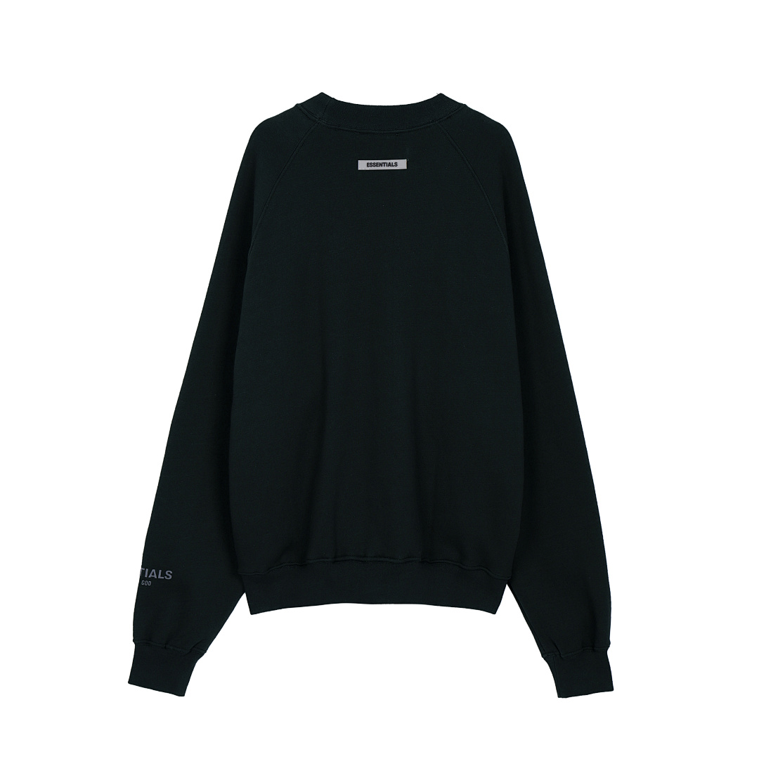 Essentials 98 FEAR OF GOD ESSENTIALS FOG Sleeve LOGO Collar White Blue Light Black Apricot High Grey Camel S-XL 6675# - Image 48