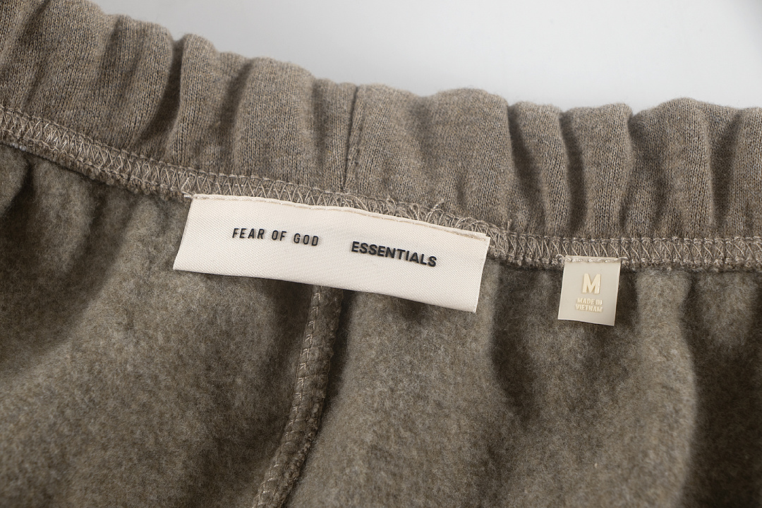 Essentials 148 Ess SS25 Classic Hoodie Label Print Short Silk Silver Gum Black Grey Brown Oatmeal XS-XL - Image 18