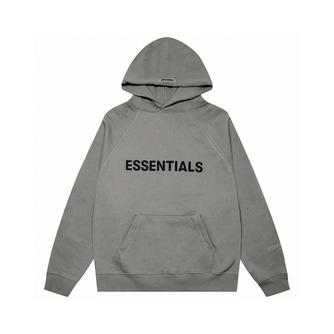 Essentials 218 ESS Sleeve LOGO Black /Black Grey /Charcoal S-XL 6692# - Image 45
