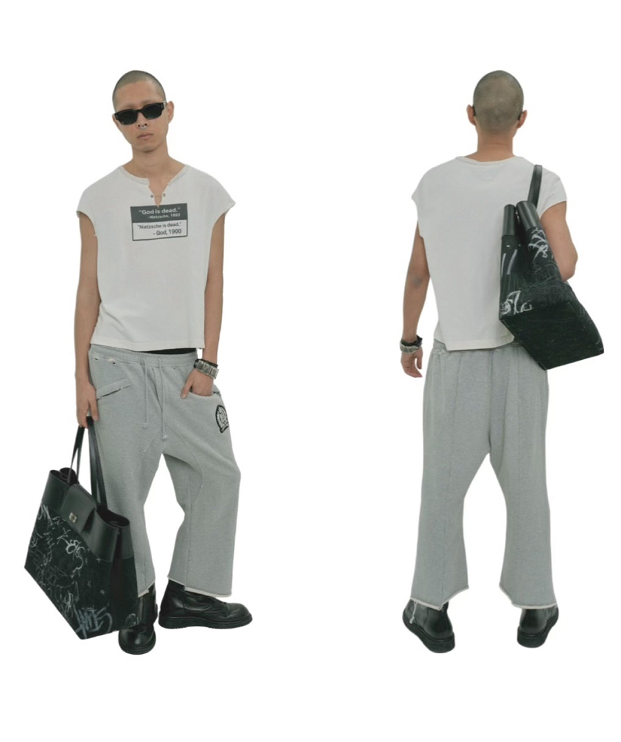 Unbranded 118 Protocol Index Short Collar T : 1 2 3 (Washed White) - Image 33