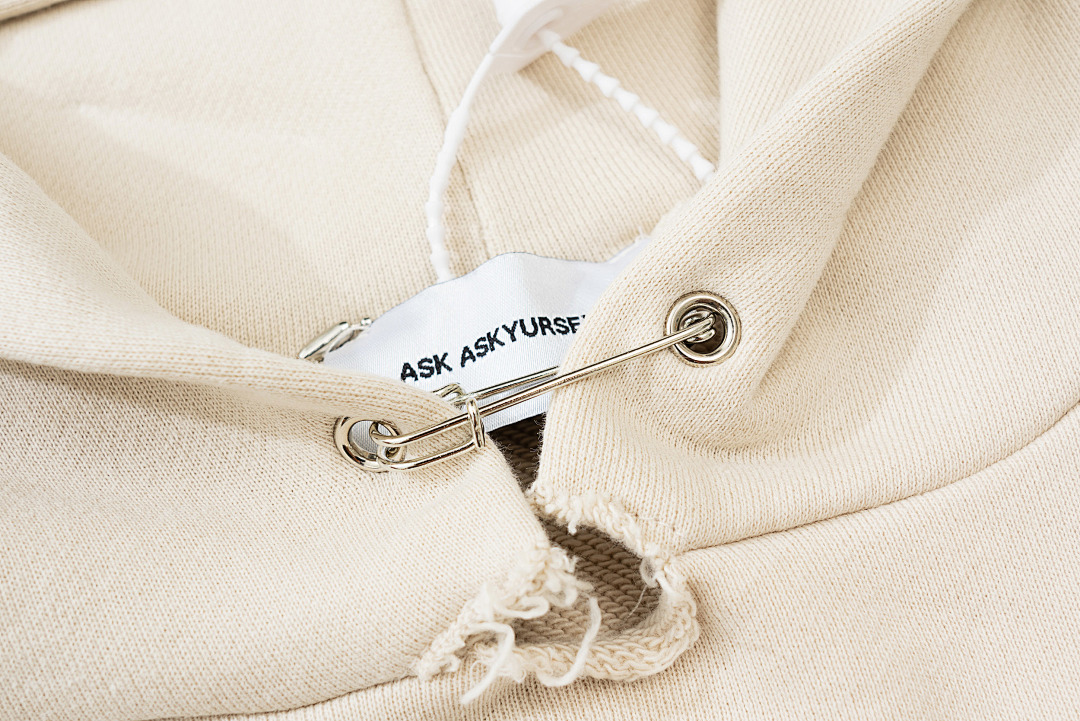 Unbranded 228 ASK ASKYURSELF Print Fleece Grey Apricot Black S-XL 4064# - Image 26