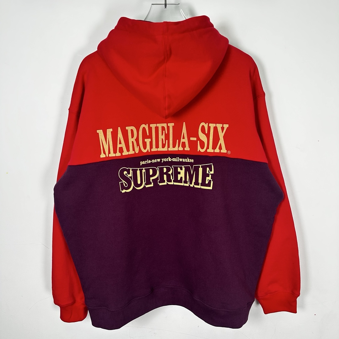 Supreme 398 MM6 EAGLE ZIP UP Classic Black Grey Purple Red S - Image 28
