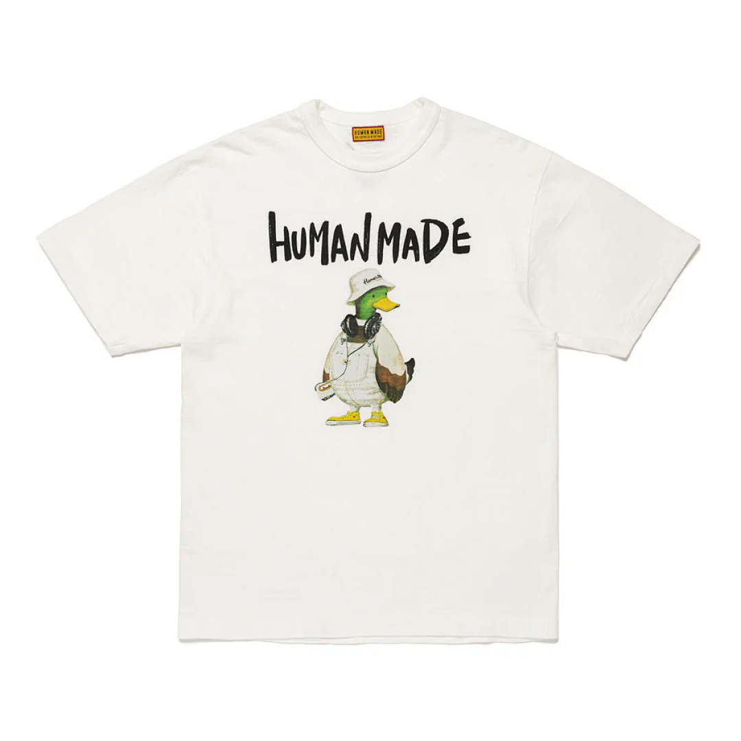 Human Made 118 HUMAN MADE Khaki Print Short Sleeve T : Black White S M L - Image 4