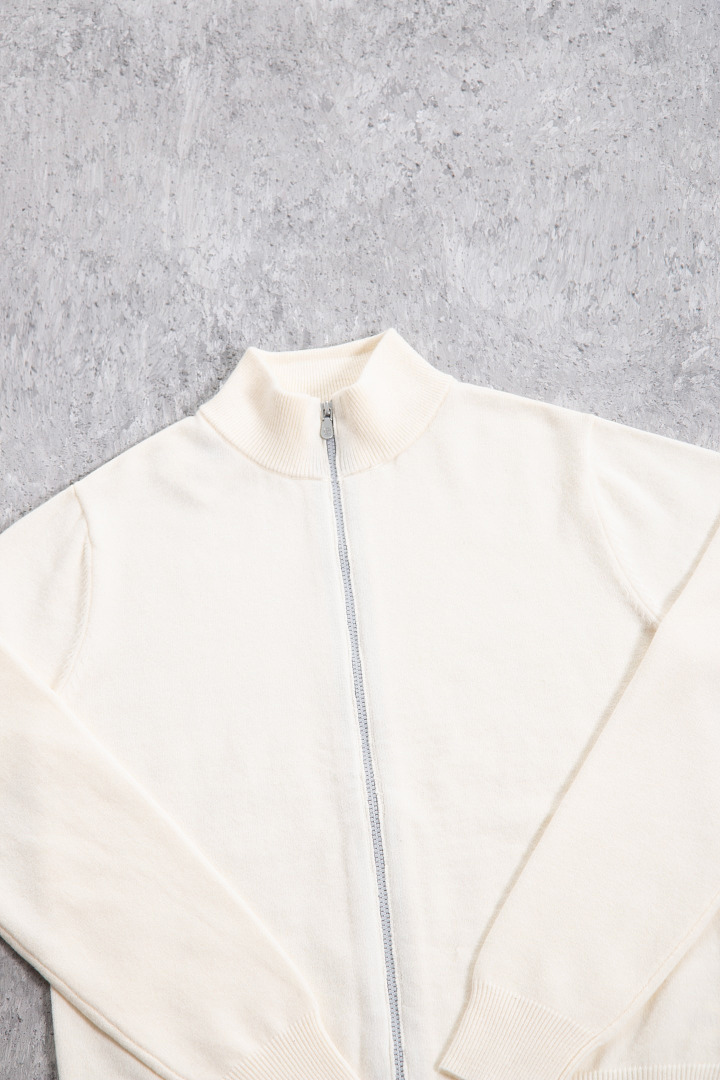 Unbranded 298 Solid High Collar Fleece : White Black Grey S-XL - Image 20