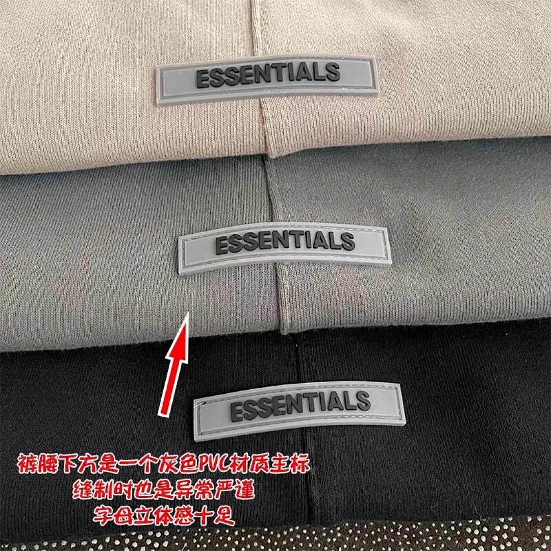 Essentials 148 ESS 2021SS Essentials Stitching Short : Black Green Grey Camel :S-XL 6013# - Image 11