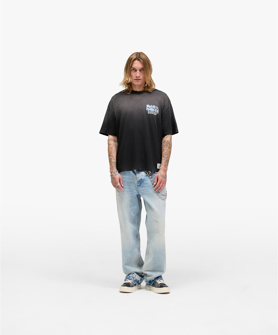 Represent 138 REPRESENT New High Mens Womens Top Wide Short Sleeve : S M L XL Water (White) - Image 14