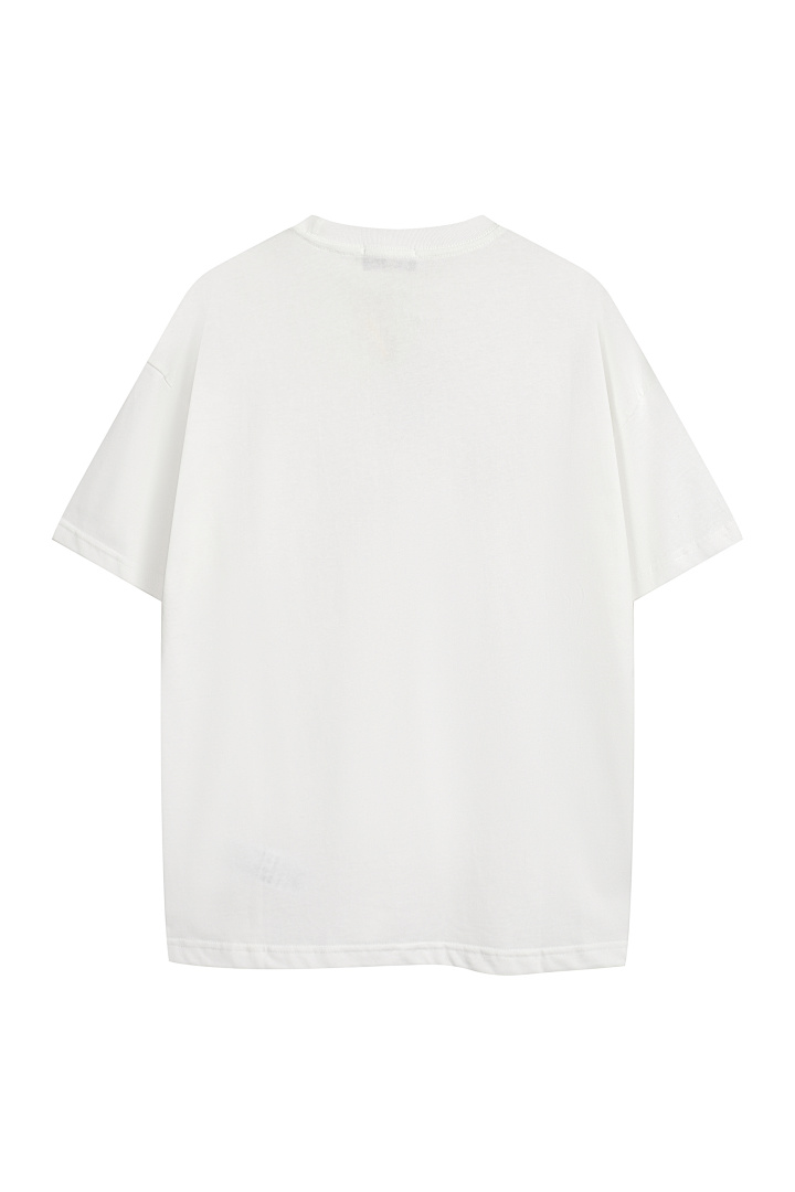 Christian Louboutin 118 THUG CLUB Rock T Leather Floral LOGO Short Sleeve Black White 1 2 3 3415# - Image 19