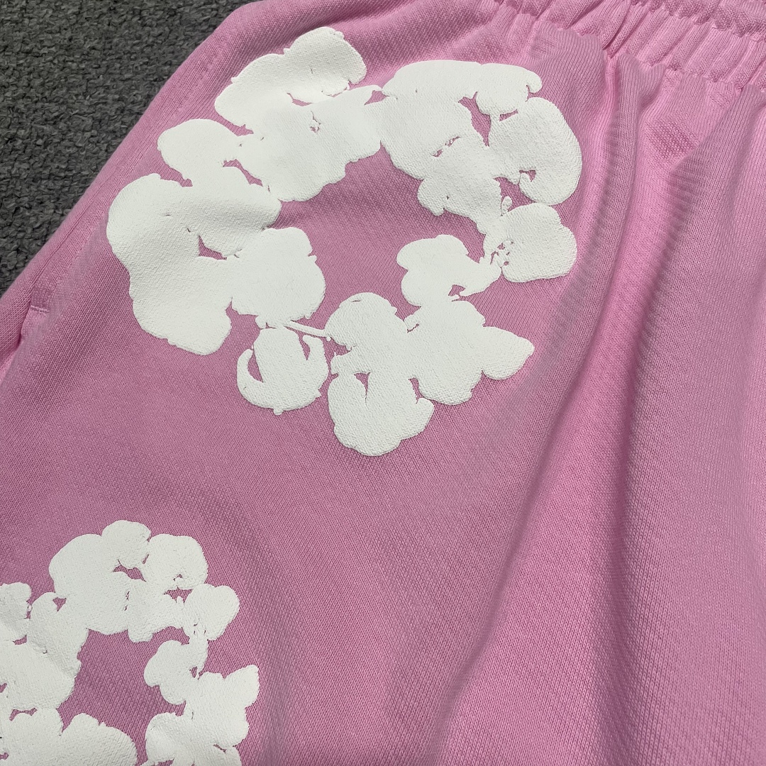 Unbranded 178 TOP Denim Tears Cotton Floral Print Short : Black Blue Grey Pink S-XL - Image 35