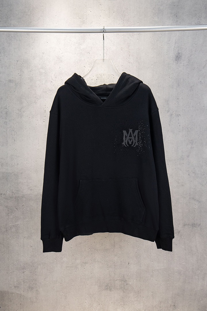 AMIRI 218 Wide Version Model Long Sleeve Black White S M L XL 606# - Image 56