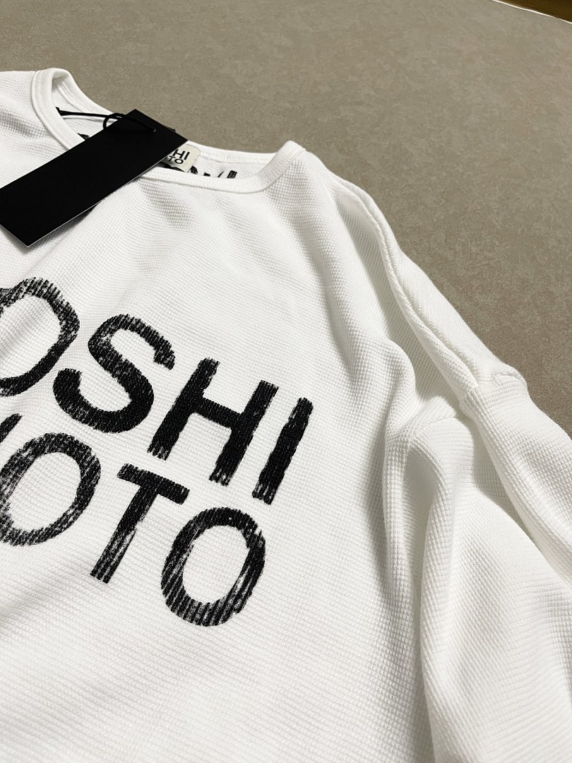 Off-White 148 SATOSHI NAKAMOTO Long Sleeve : Off White Washed Black S M L - Image 17