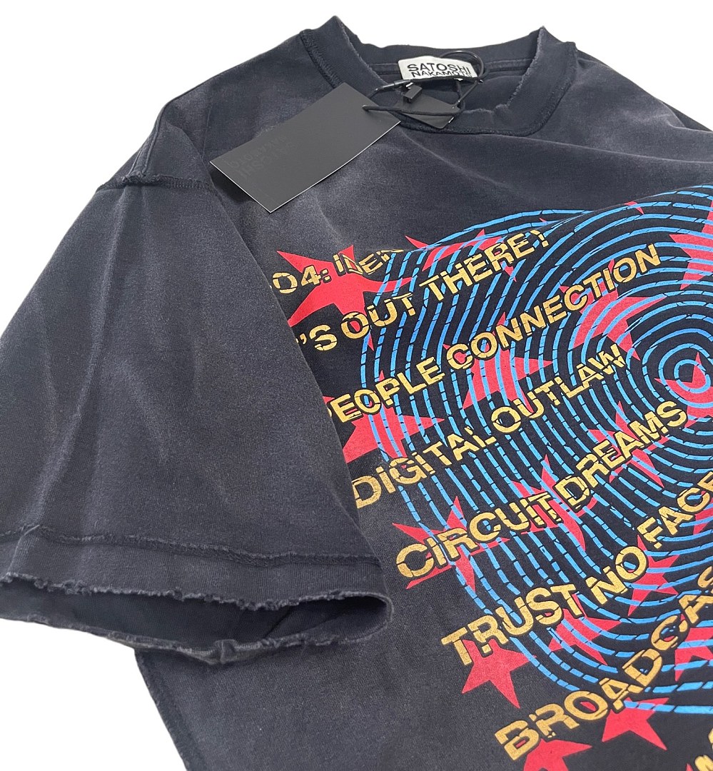 Unbranded 128 SATOSHI NAKAMOTO OVERDRIVE TEE WASHED Short Sleeve : Black S M L - Image 7