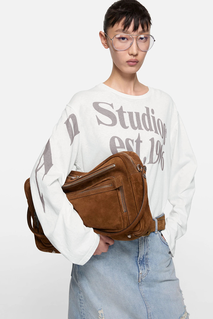 Acne Studios 128 AC Wind Print Short Sleeve T White S-XL 8216# - Image 17