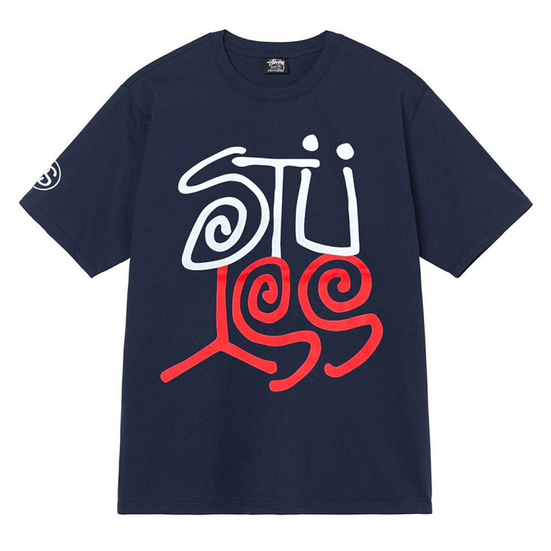 Stussy 108 Stu Grass Print Short Sleeve T : Black White Grey S Ｍ L XL - Image 4