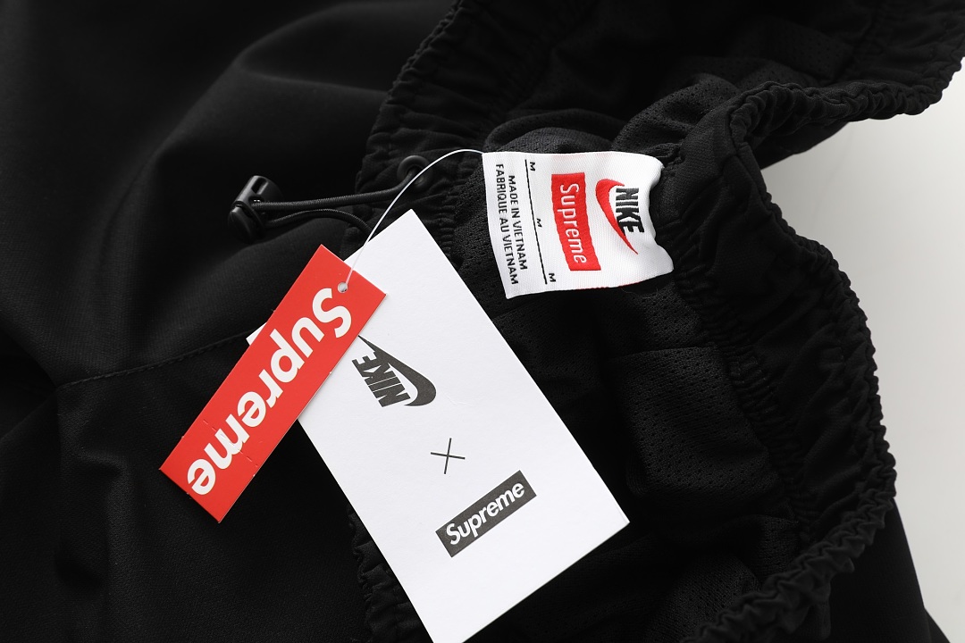 Balenciaga 378 Collab SS25 WEEK4 Track Pants Embroidered Logo Long : Black Purple :S-XL - Image 15