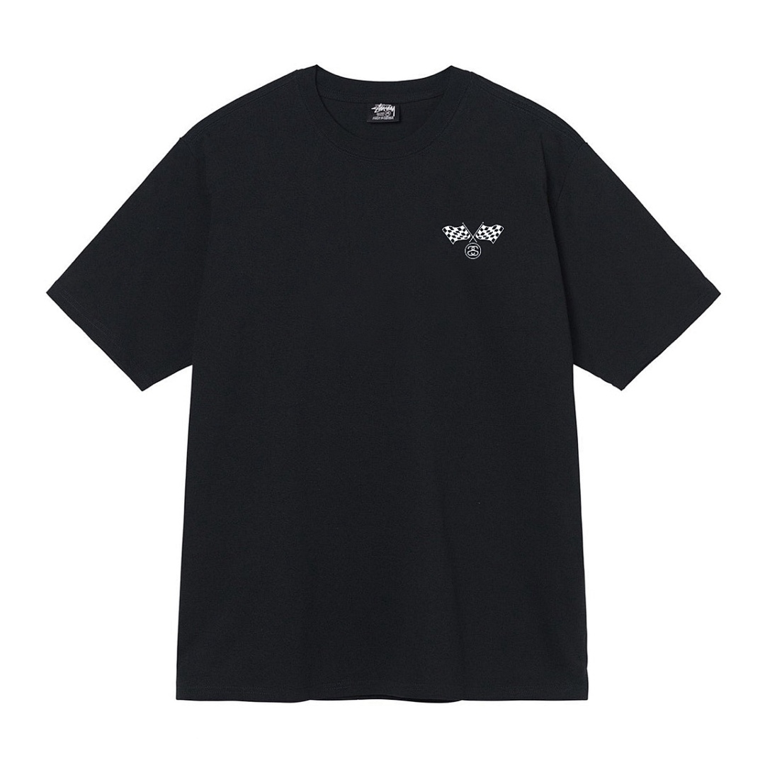 Stussy 108 Stu Print Short Sleeve T : Black White S Ｍ L XL - Image 3
