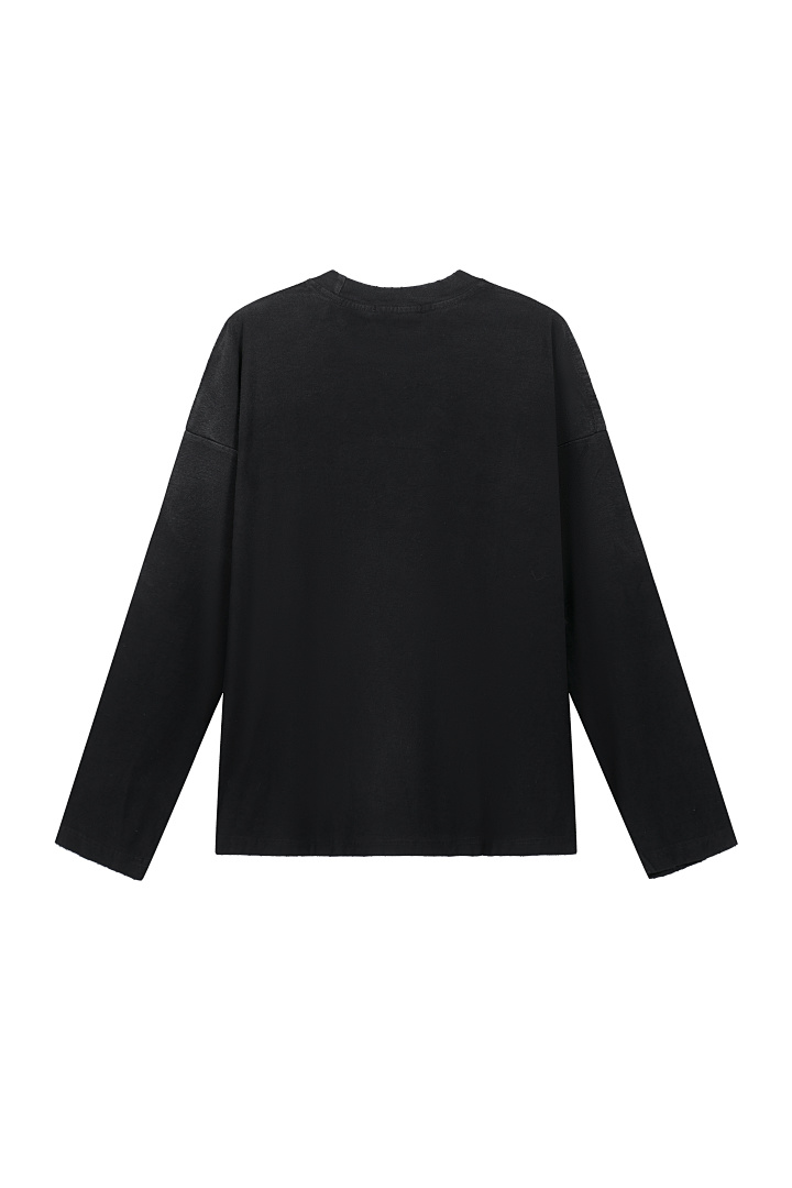 Acne Studios 128 AC LOGO Print Long Sleeve T Pink Black White Olive Green Dark Blue Red Spring Purple S-XL 3286# - Image 117