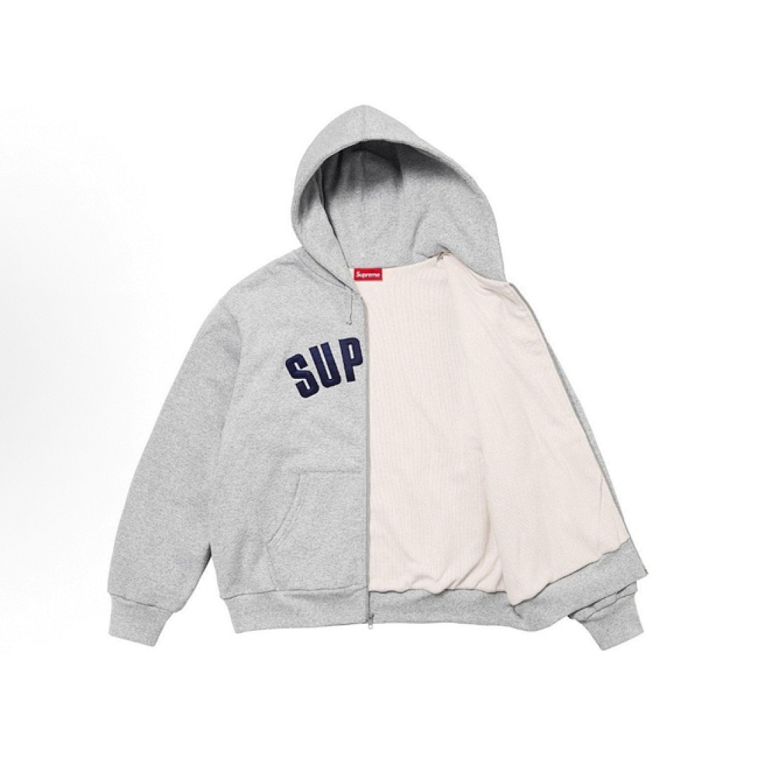 Supreme 398 24FW ARC THERMAL LINED ZIP UP HOODED Double Black Grey Red Blue S M L - Image 5