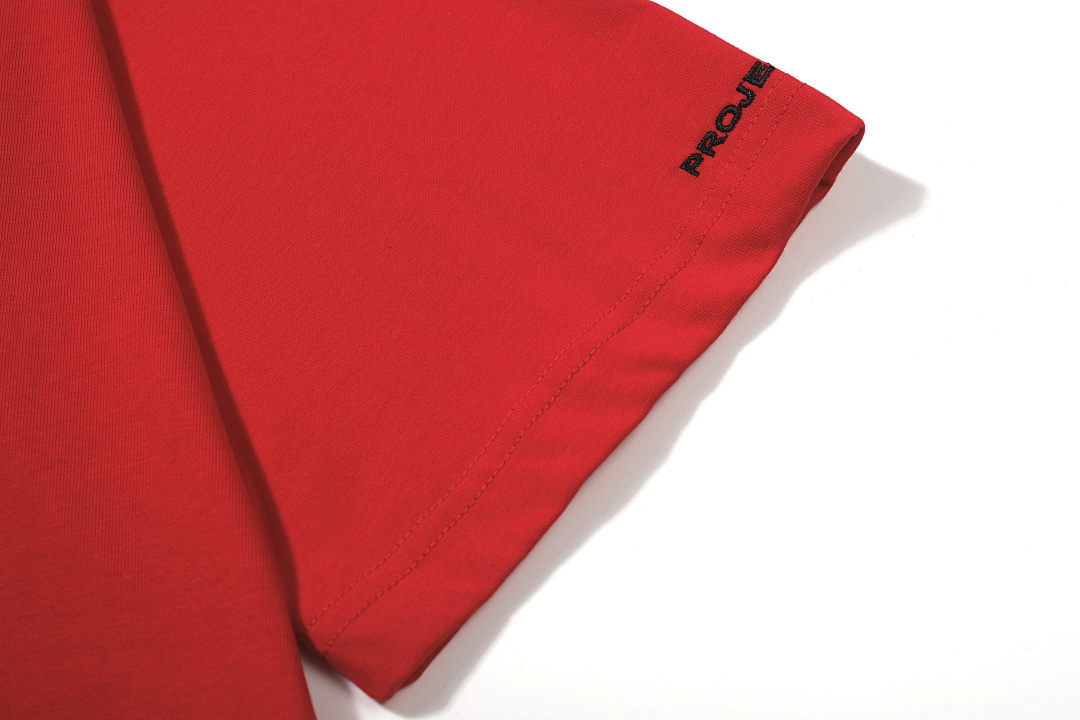 Unbranded 118 PROJECT G/R Print Short Sleeve T Red Black 1 2 P6042# - Image 26