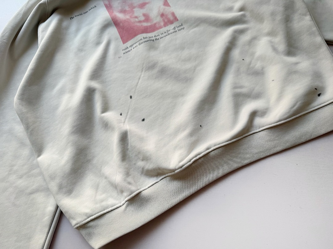 Enfants Riches Deprimes 198 Enfants Riches Deprimes Sleeve Boxy Short Wide Collar : S M L XL Apricot - Image 12