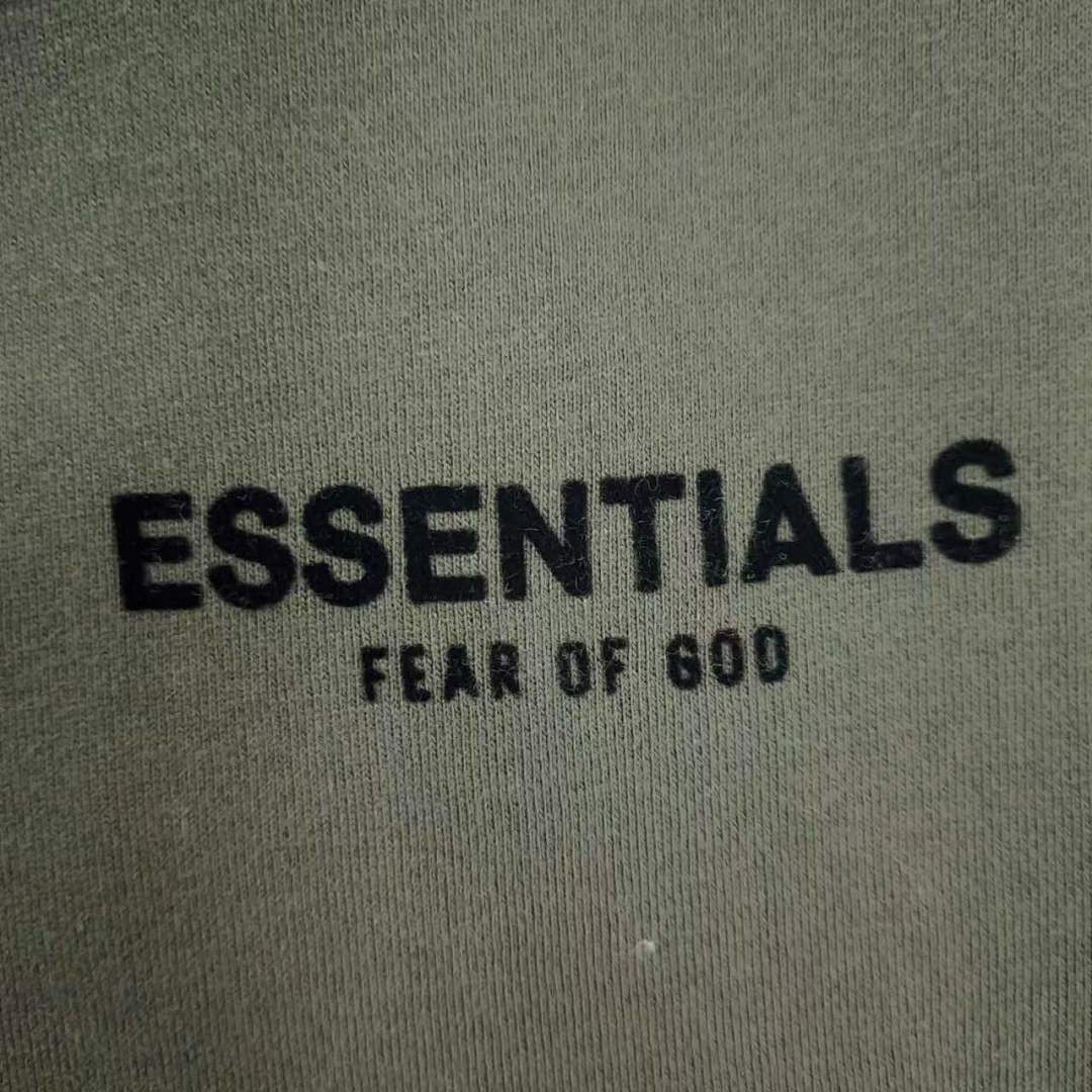 Essentials 148 ESS Small Label Velvet Short Mens Womens Solid Cotton Wide : Dark Floral Grey Black Light XS-XL - Image 5