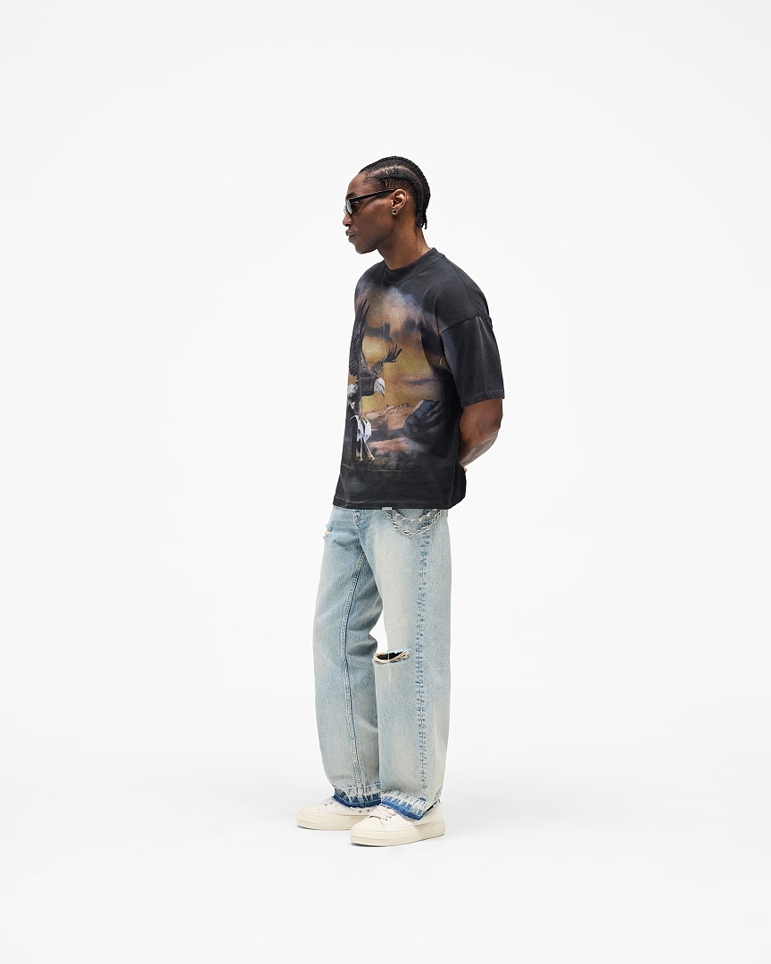 Represent 158 Represent Mountain Classic T : S M L XL (Black Grey) - Image 16