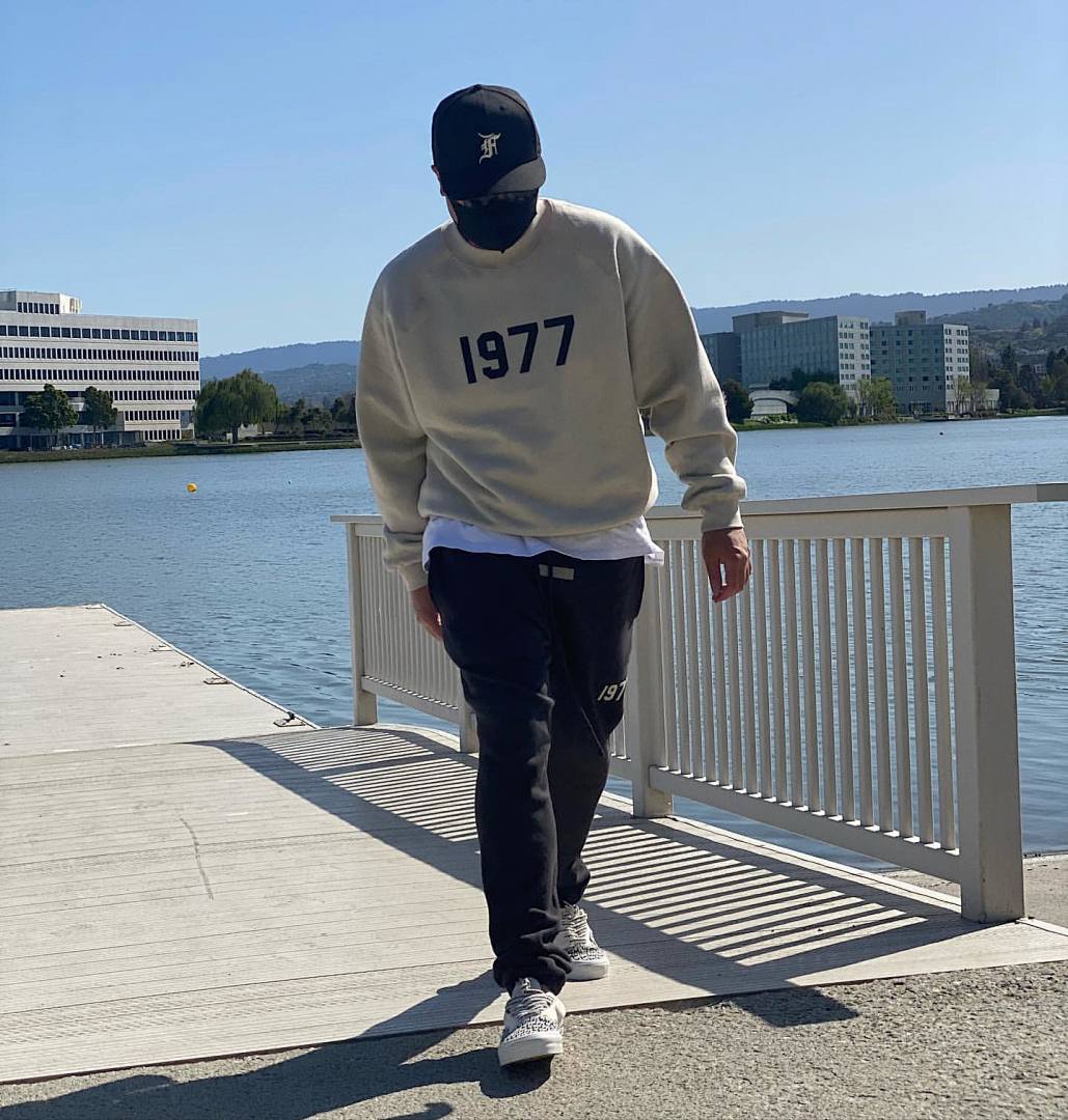 Essentials 178 ESS SWEATPANTS 1977 Long Black Iron Dark Oatmeal XS-XL 6082# - Image 27