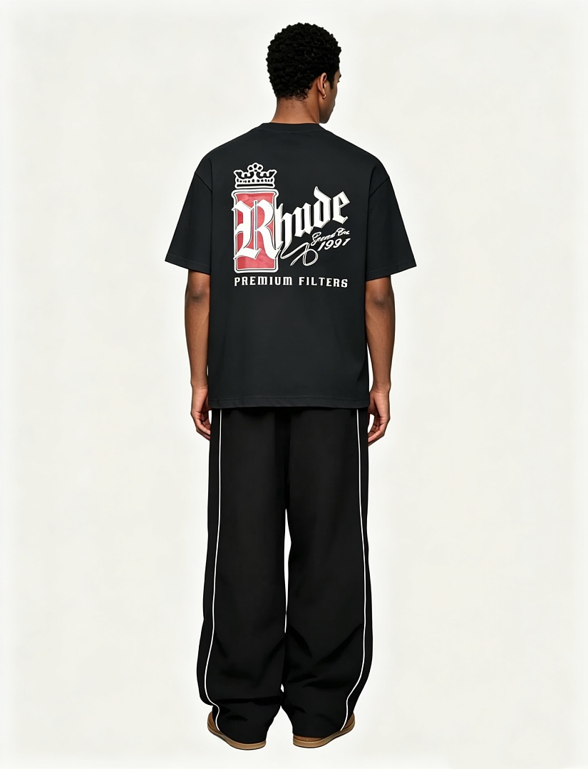 Unbranded 118 RHUD Double Print T : S M L XL (Black) - Image 23