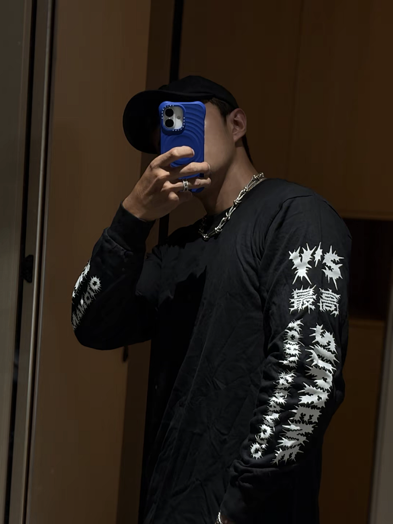 Supreme 178 Y'S Long Sleeve T Mountain Collab L/S TEE Double Print Black White S - Image 33