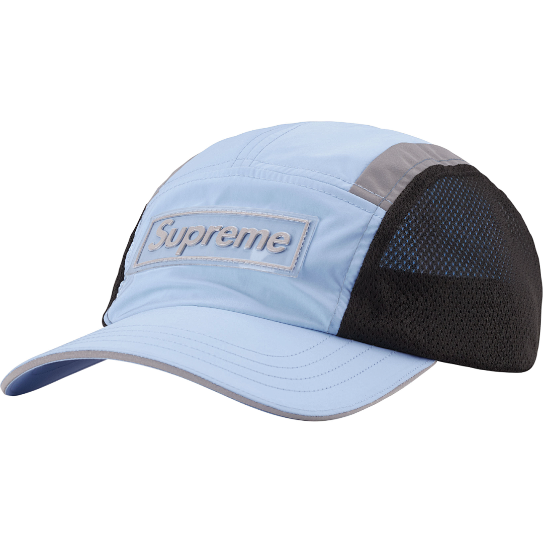 Supreme 138 25SS SIDE MESH CAMP CAP Canvas Light Black Apricot (Red) - Image 6