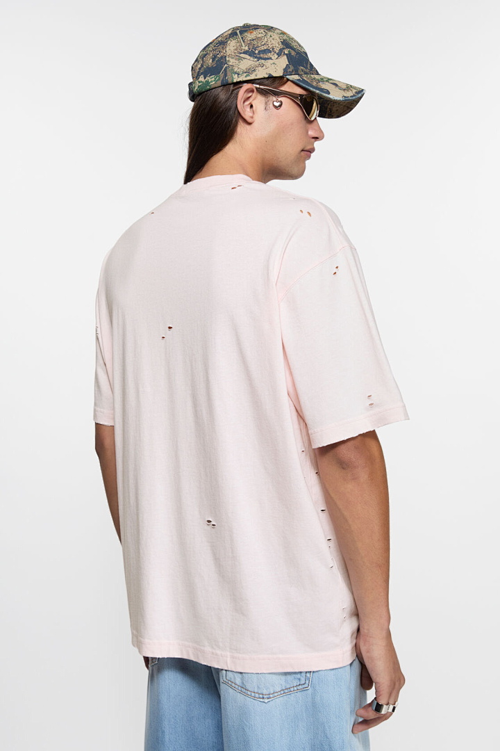 Acne Studios 128 AC Buckle LOGO Print Short Sleeve Grey Color Pink Floral Blue Black S-XL 8041# - Image 70
