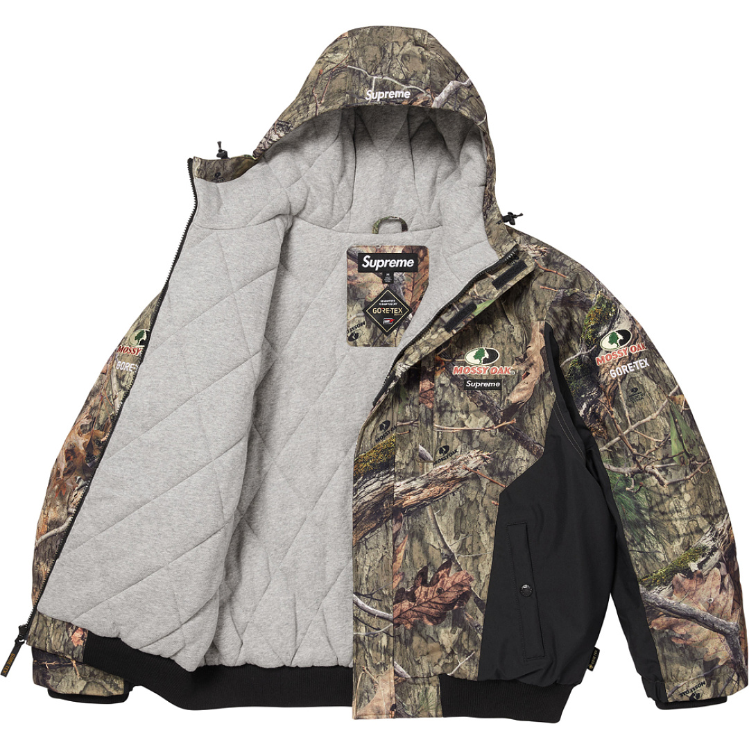 Bape 658 GORE TEX MOSSY OAK Black Camo Red S M L - Image 12