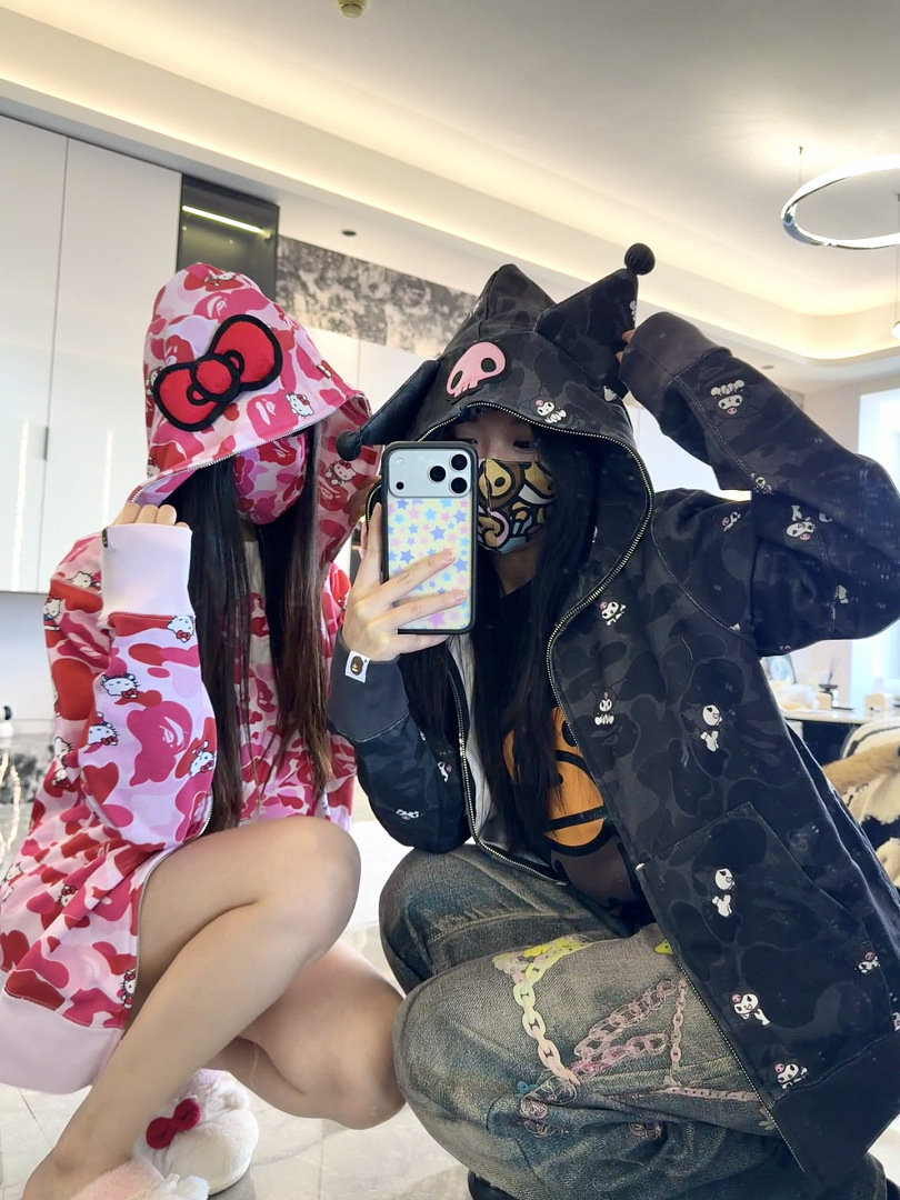 Bape 438 Collab Triple : Black Pink S-XL - Image 38