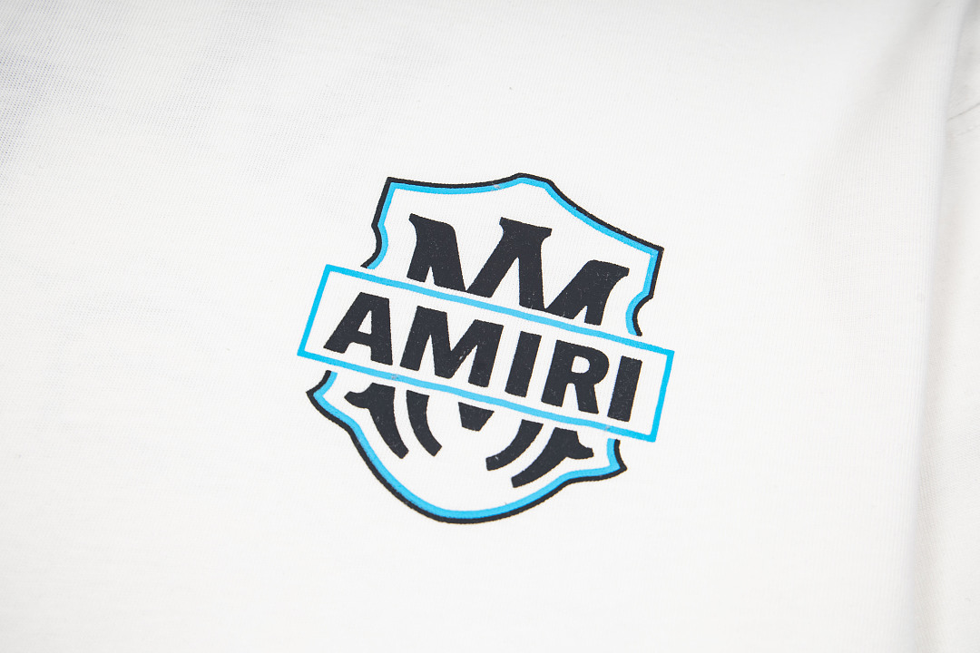 AMIRI 138 Wide Version Model Long Sleeve T Black White S M L XL 603# - Image 19