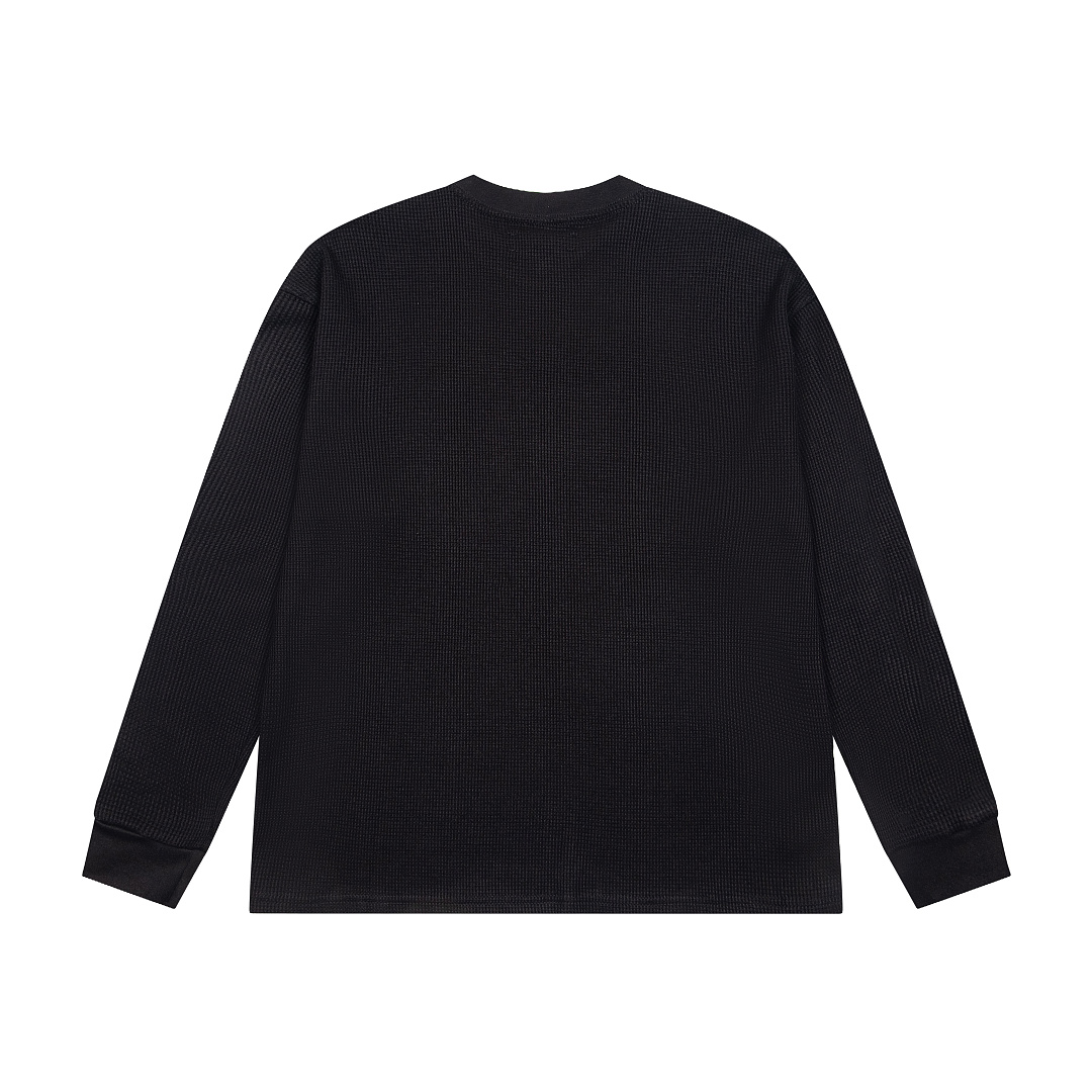 AMIRI 168 Wide Version Model Long Sleeve Black Apricot Light Grey S M L XL 601# - Image 4