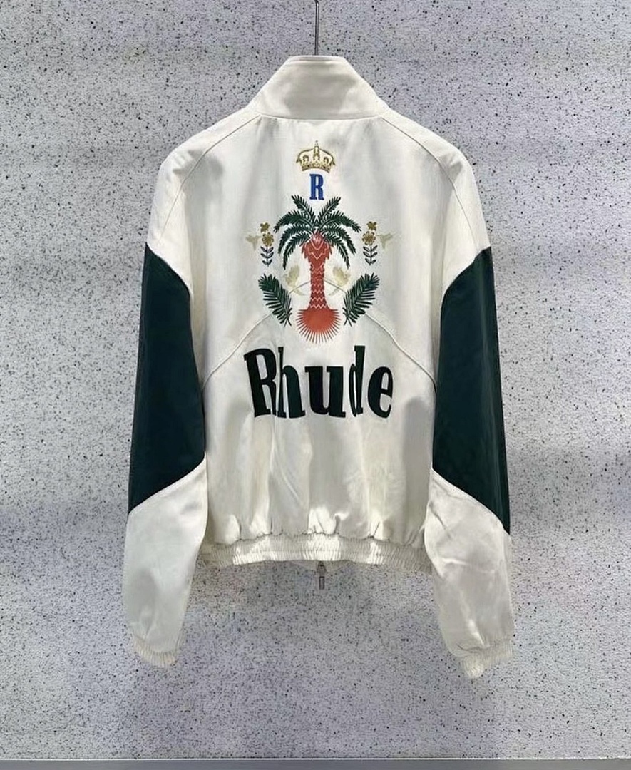 Unbranded 338 RHUDE Patchwork Logo Gum White Green S-XL H8035# - Image 28