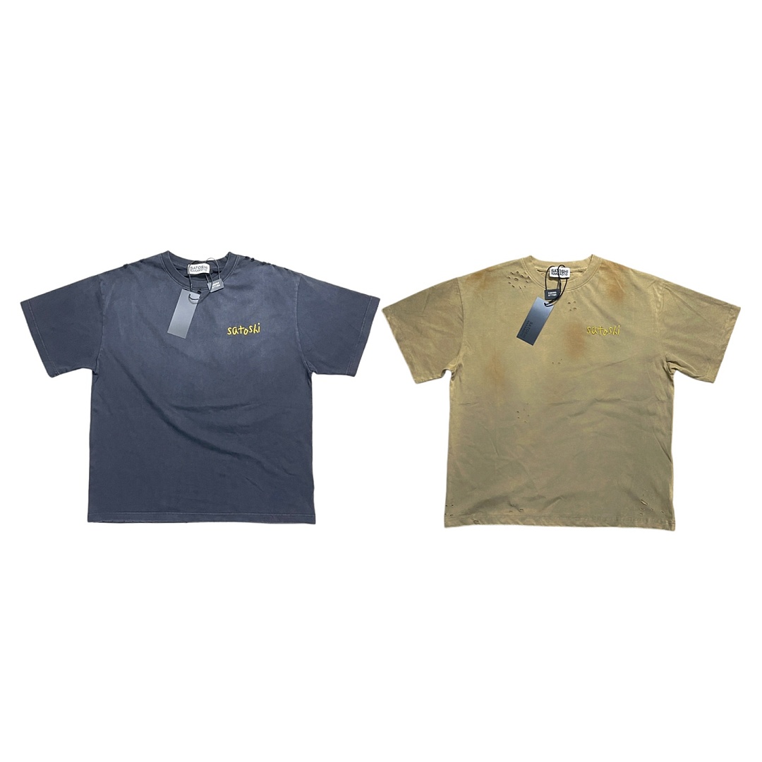 Unbranded 128 Satoshi Nakamoto Chain Stitch Tee Short Sleeve T : Black Coffee S M L