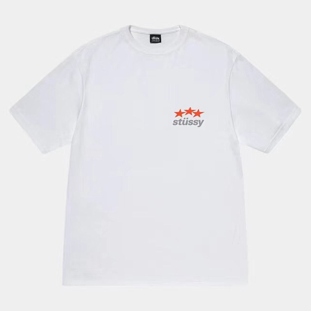 Stussy 98 STU SS23 STUSSY DESIGNS USA TEE Star Print Short Sleeve T : Black White S M L XL Y0786# - Image 5