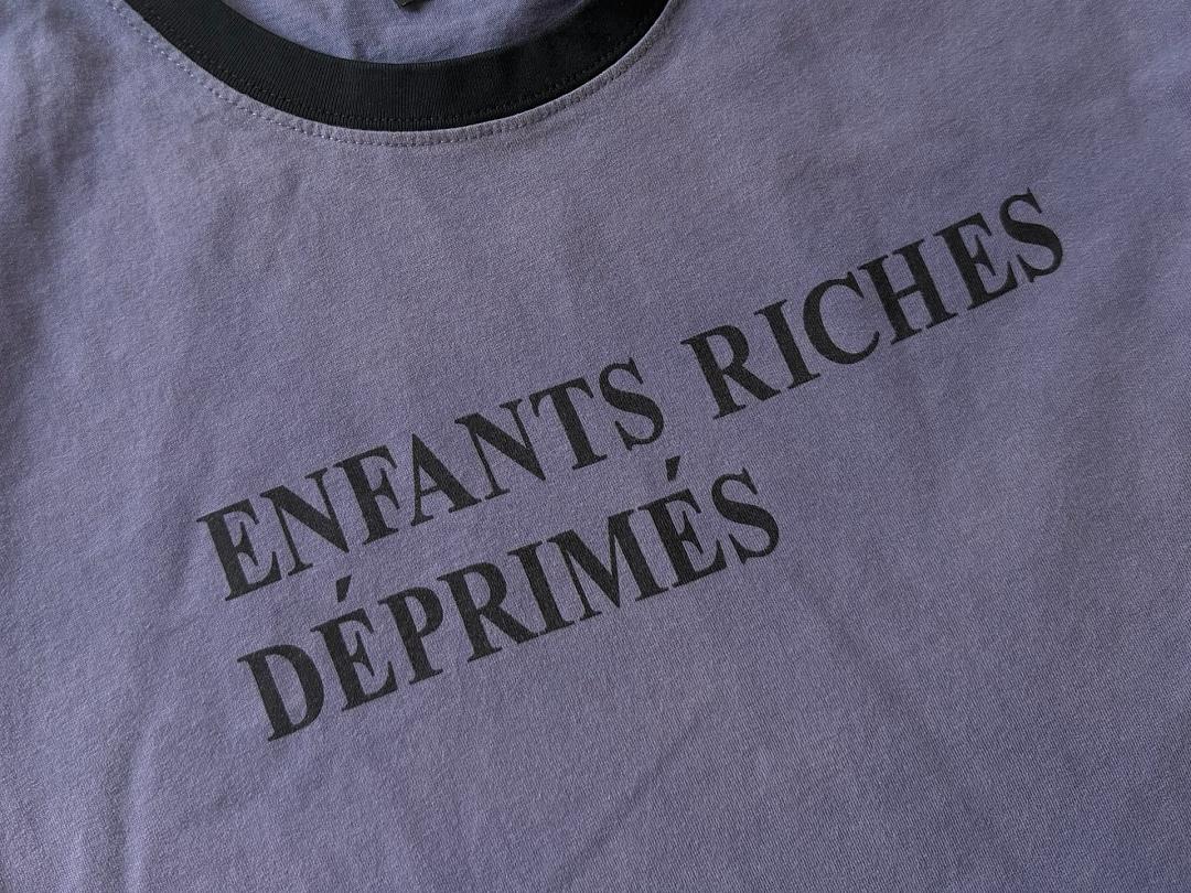 Enfants Riches Deprimes 128 Enfants Riches Deprimes Label Print Short Sleeve : S M L XL - Image 11