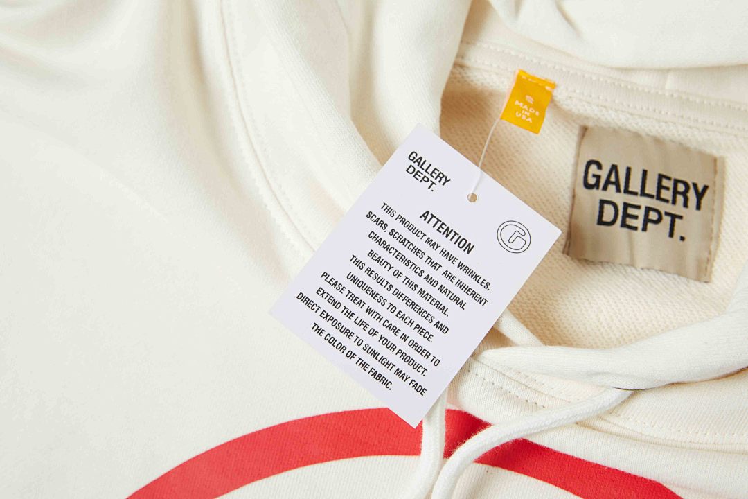 Celine 238 GALLERY DEPT STOP BEING RACIST REVERSIBLE ATK HOODIE GD Label True Surface Print : White S M L - Image 10