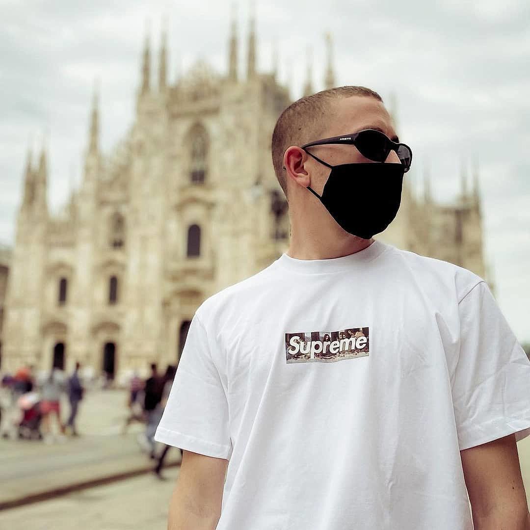 Supreme 108 Sup 21Ss Milan Box Logo Tee Cream Limited Exclusive Bogo Short Sleeve T S M L XL - Image 32