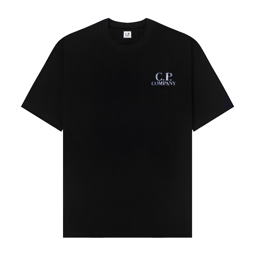 Unbranded 168 Print Short Sleeve T : M L XL XXL White Apricot (Black) - Image 3