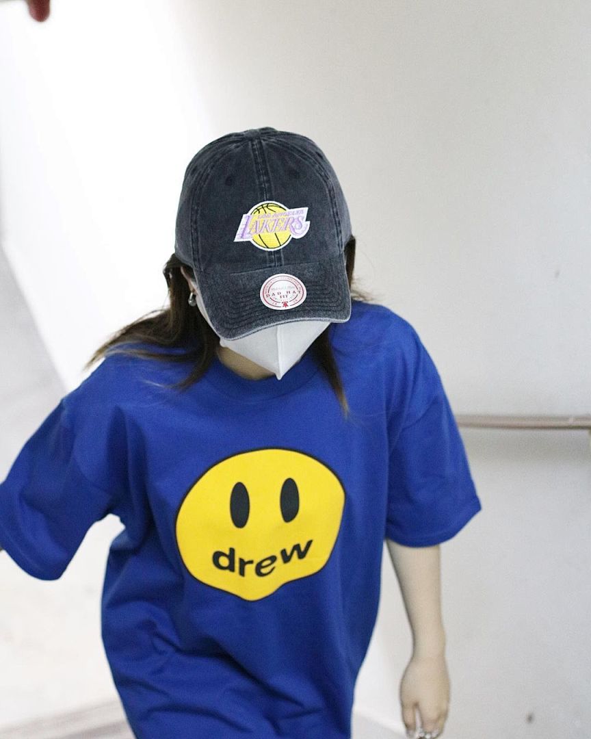 Drew House 108 DREW HOUSE 22FW Mascot Tee LOGO Print Short Sleeve T Cream White Black Red Color Blue Pink Purple S M L - Image 17
