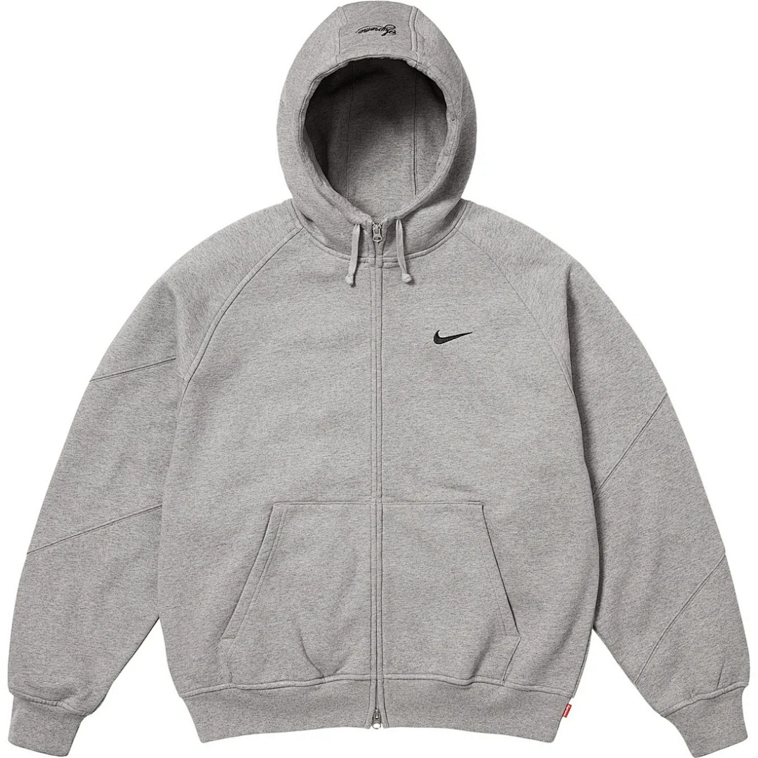 Supreme 398 SWEATSHIRT Embroidered LOGO Wide Black Grey Red S-XL - Image 8