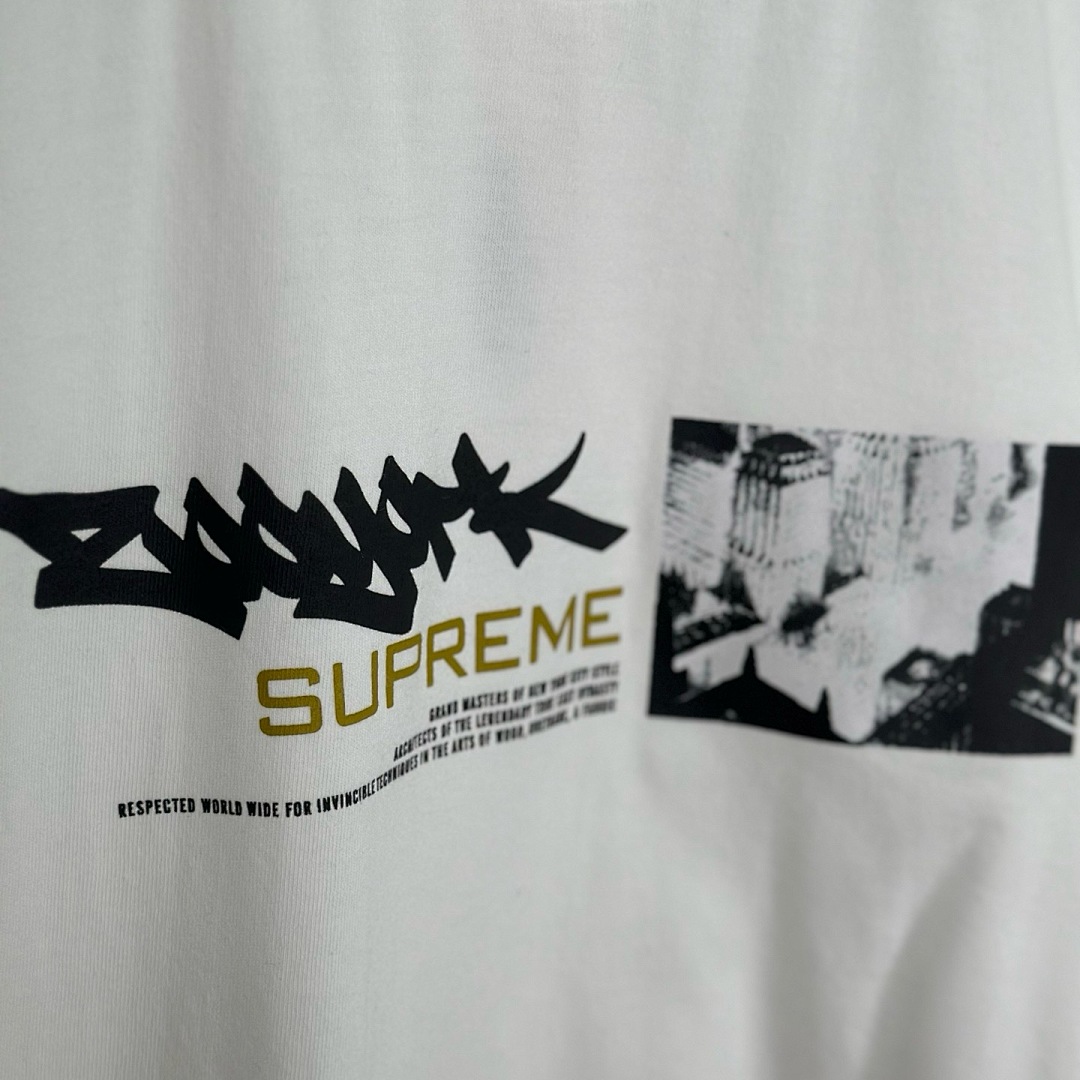 Supreme 128 SUP X ZOO YORK DYNASTY TEE Print Short Sleeve T Black White S-XL - Image 18