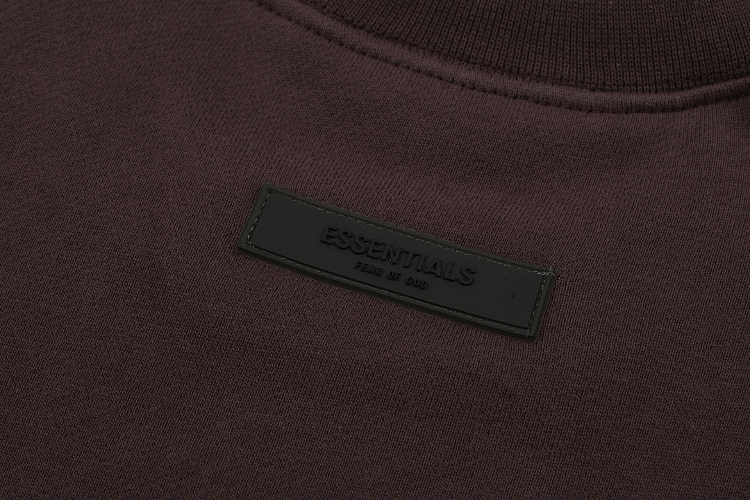 Essentials 98 ESS LOGO Sleeve Collar Purple Mist Blue Brown Black Big White Yellow Sand S-XL 6204# - Image 39